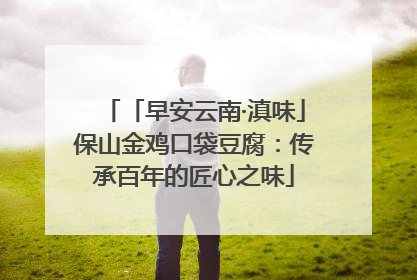 「早安云南·滇味」保山金鸡口袋豆腐：传承百年的匠心之味