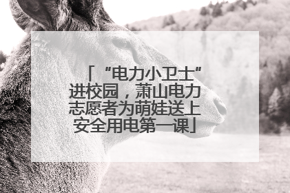 “电力小卫士”进校园，萧山电力志愿者为萌娃送上安全用电第一课