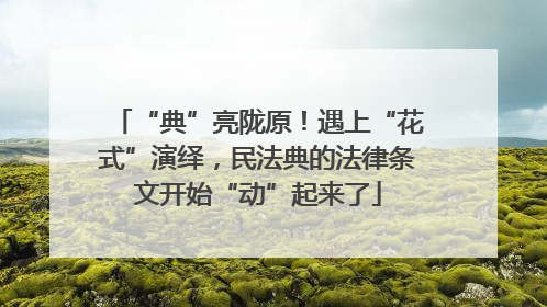 “典”亮陇原！遇上“花式”演绎，民法典的法律条文开始“动”起来了