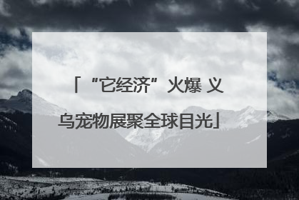 “它经济”火爆 义乌宠物展聚全球目光