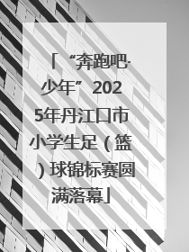 “奔跑吧·少年”2025年丹江口市小学生足（篮）球锦标赛圆满落幕