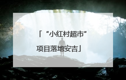 “小红村超市”项目落地安吉
