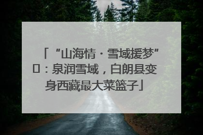 “山海情・雪域援梦”⑪：泉润雪域，白朗县变身西藏最大菜篮子
