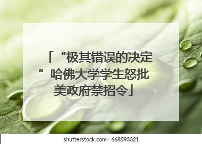 “极其错误的决定”哈佛大学学生怒批美政府禁招令
