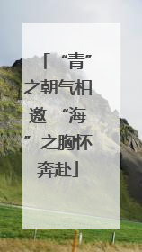 “青”之朝气相邀 “海”之胸怀奔赴