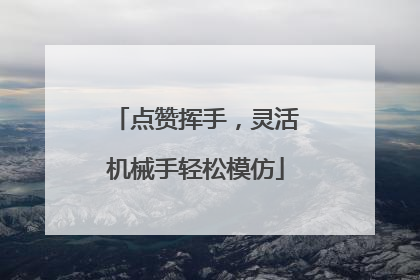 点赞挥手，灵活机械手轻松模仿