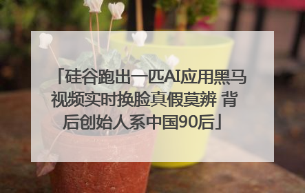 硅谷跑出一匹AI应用黑马 视频实时换脸真假莫辨 背后创始人系中国90后