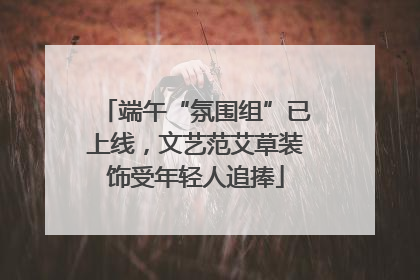端午“氛围组”已上线，文艺范艾草装饰受年轻人追捧