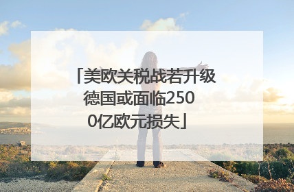 美欧关税战若升级 德国或面临2500亿欧元损失