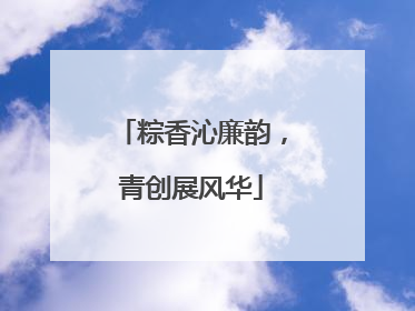 粽香沁廉韵，青创展风华