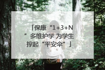 保康“1+3+N”多维护学 为学生撑起“平安伞”