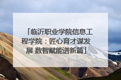 临沂职业学院信息工程学院：匠心育才谋发展 数智赋能谱新篇