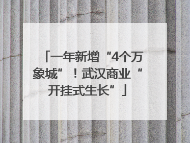 一年新增“4个万象城”！武汉商业“开挂式生长”