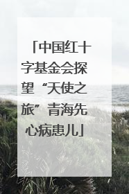 中国红十字基金会探望“天使之旅”青海先心病患儿