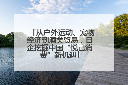 从户外运动、宠物经济到酒类贸易，日企挖掘中国“悦己消费”新机遇