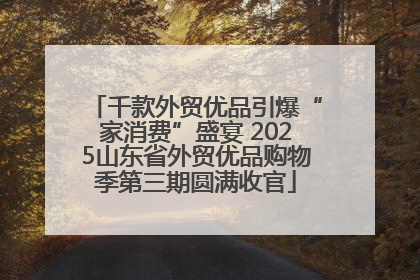千款外贸优品引爆“家消费”盛宴 2025山东省外贸优品购物季第三期圆满收官