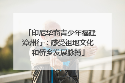 印尼华裔青少年福建漳州行：感受祖地文化和侨乡发展脉搏