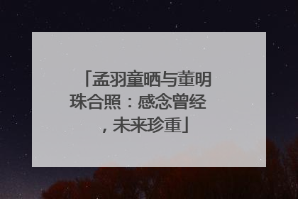 孟羽童晒与董明珠合照：感念曾经，未来珍重