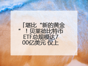 堪比“新的黄金”！贝莱德比特币ETF总规模达700亿美元 仅上市一年多