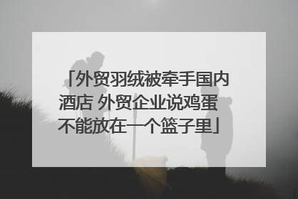 外贸羽绒被牵手国内酒店 外贸企业说鸡蛋不能放在一个篮子里