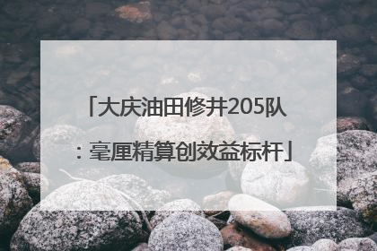 大庆油田修井205队：毫厘精算创效益标杆