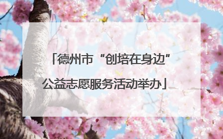 德州市“创培在身边”公益志愿服务活动举办