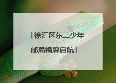 徐汇区东二少年邮局揭牌启航