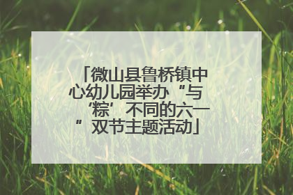 微山县鲁桥镇中心幼儿园举办“与‘粽’不同的六一”双节主题活动
