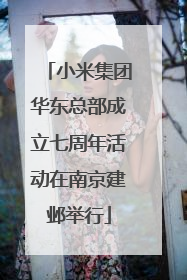 小米集团华东总部成立七周年活动在南京建邺举行