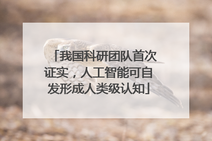 我国科研团队首次证实，人工智能可自发形成人类级认知