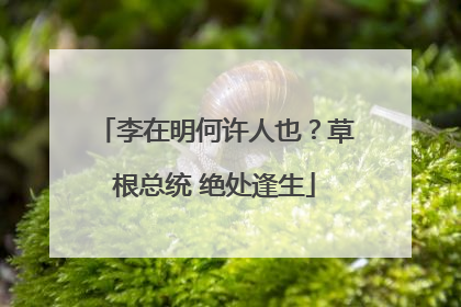 李在明何许人也？草根总统 绝处逢生