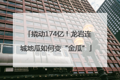 撬动174亿！龙岩连城地瓜如何变“金瓜”