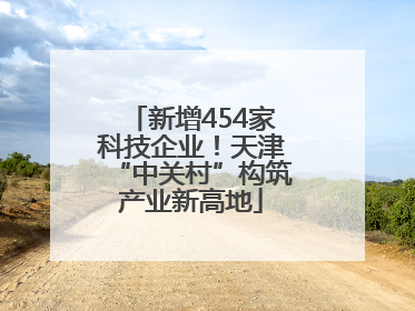 新增454家科技企业！天津“中关村”构筑产业新高地