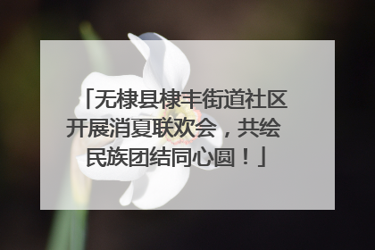 无棣县棣丰街道社区开展消夏联欢会，共绘民族团结同心圆！