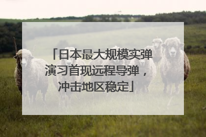 日本最大规模实弹演习首现远程导弹，冲击地区稳定