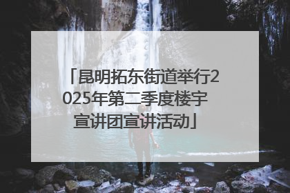 昆明拓东街道举行2025年第二季度楼宇宣讲团宣讲活动