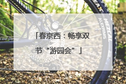 春京西：畅享双节“游园会”