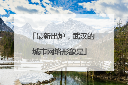 最新出炉，武汉的城市网络形象是