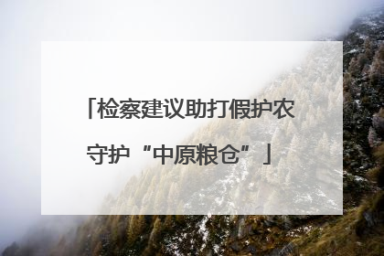 检察建议助打假护农守护“中原粮仓”