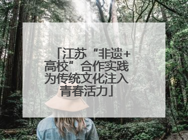 江苏“非遗+高校”合作实践为传统文化注入青春活力