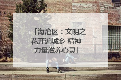 海沧区：文明之花开遍城乡 精神力量滋养心灵