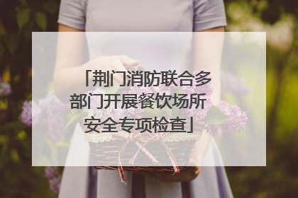荆门消防联合多部门开展餐饮场所安全专项检查