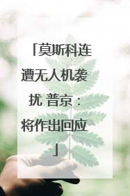 莫斯科连遭无人机袭扰 普京：将作出回应