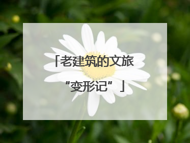 老建筑的文旅“变形记”