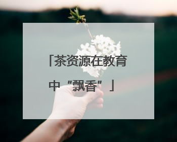 茶资源在教育中“飘香”