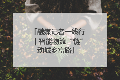 融媒记者一线行｜智能物流“链”动城乡富路