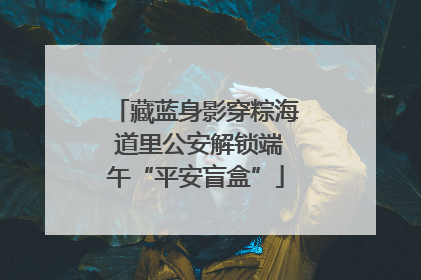 藏蓝身影穿粽海 道里公安解锁端午“平安盲盒”