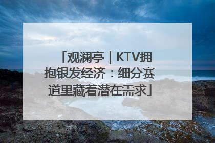观澜亭｜KTV拥抱银发经济：细分赛道里藏着潜在需求