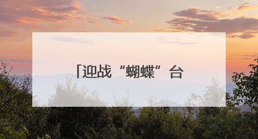 迎战“蝴蝶”台风 保亭公安风雨中守护平安