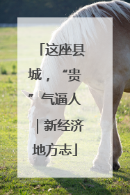 这座县城，“贵”气逼人｜新经济地方志